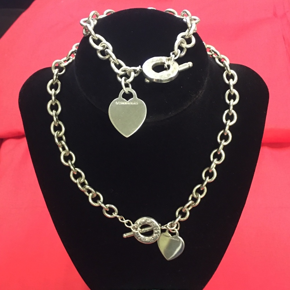 Tiffany & Co Toggle Necklace & Bracelet Set ♥️